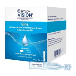 HYLO-VISION sine ühekordsed pipetid, 60X0,4 ml