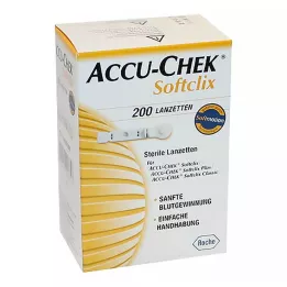 ACCU-CHEK Softclix lantsetid, 200 tk