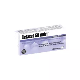 CEFASEL 50 toitelise seleeni tableti, 100 tk