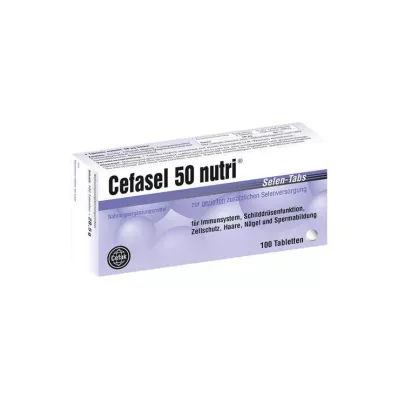 CEFASEL 50 toitelise seleeni tableti, 100 tk