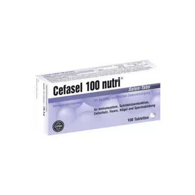 Cefasel 100 nutri Selenium Tabs tabletid, 100 tk