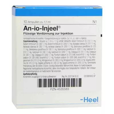 AN-IO Injeel-ampullid, 10 tk AN-IO Injeel-ampullid, 10 tk