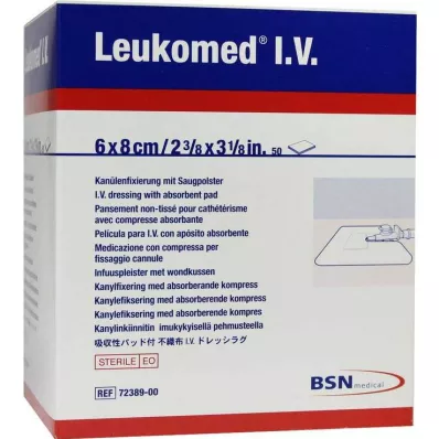 LEUKOMED I.V. kips, 50 tk LEUKOMED I.V. kips, 50 tk