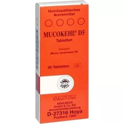 MUCOKEHL Tabletid D 5, 20 tk