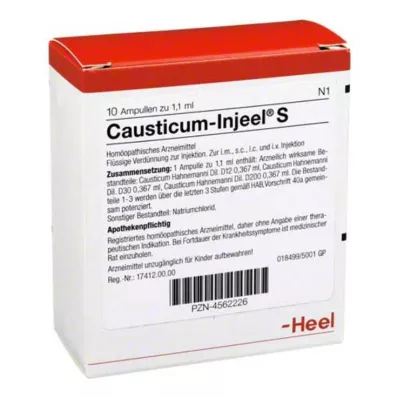 CAUSTICUM INJEEL S ampullid, 10 tk CAUSTICUM INJEEL S ampullid, 10 tk