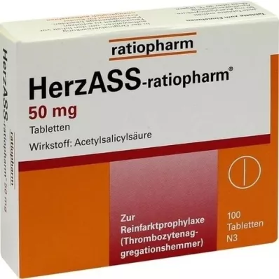 HERZASS-ratiopharm 50 mg tabletid, 100 tk