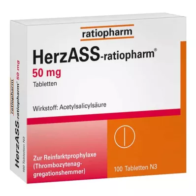 HERZASS-ratiopharm 50 mg tabletid, 100 tk