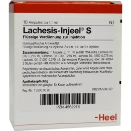 LACHESIS INJEEL S ampullid, 10 tk