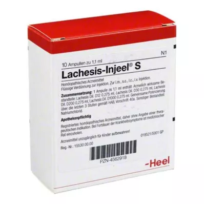 Lachesis Injeel S ampullid, 10 tk