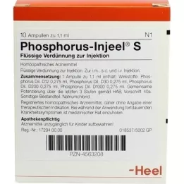 PHOSPHORUS INJEEL S ampullid, 10 tk