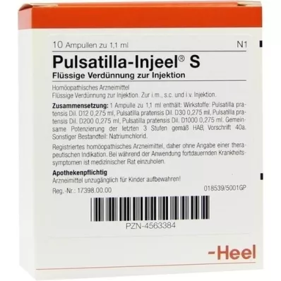 PULSATILLA INJEEL S ampullid, 10 tk