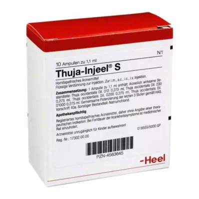 THUJA INJEEL S ampullid, 10 tk