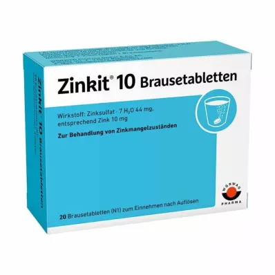 ZINKIT 10 kihisevat tabletti, 20 tk