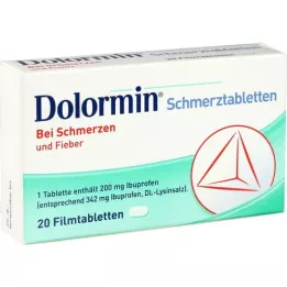 DOLORMIN Õhukese polümeerikattega tabletid, 20 tk