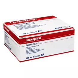 LEUKOPLAST 5 cmx9,2 m, 6 tk
