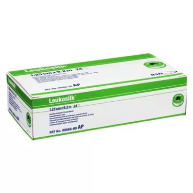 LEUKOSILK 1,25 cmx9,2 m, 24 tk LEUKOSILK 1,25 cmx9,2 m, 24 tk