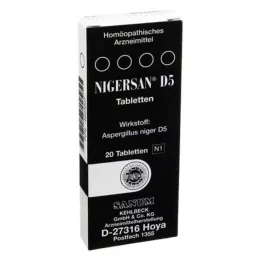 NIGERSAN D 5 tabletti, 20 tk
