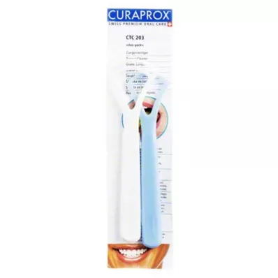 CURAPROX CTC 203 keelepuhastusvahend blistris, 2 tk
