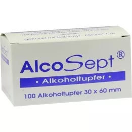 ALKOHOLTUPFER Alcosept, 100 tk