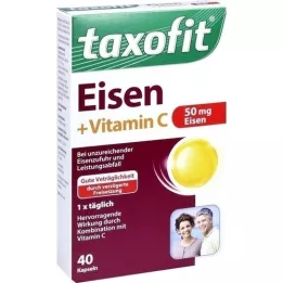 TAXOFIT Raud+C-vitamiin pehmed kapslid, 40 kapslit