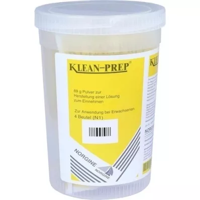 KLEAN-PREP Plv.for H.e.L.pl.plv.for use, 4 tk, plv.for H.e.L.for use, 4 tk