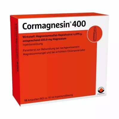 CORMAGNESIN 400 ampulli, 10X10 ml