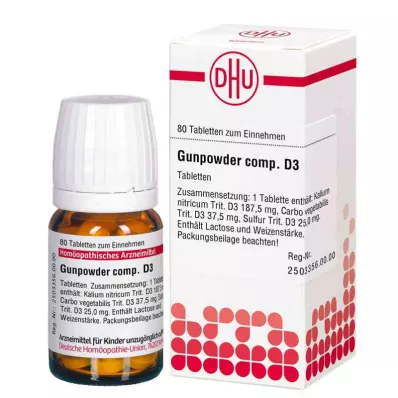 GUNPOWDER komp.D 3 tabletti, 80 tk GUNPOWDER komp.D 3 tabletti, 80 tk