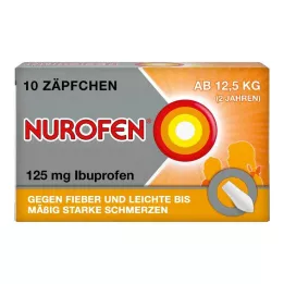 NUROFEN Junior 125 mg suposiitrid, 10 tk