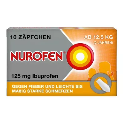 NUROFEN Junior 125 mg suposiitrid, 10 tk