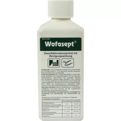 WOFASEPT Instrumentide ja pindade desinfitseerimine, 250 ml