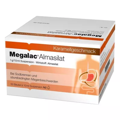 MEGALAC Almasilaadi suspensioon, 50X10 ml MEGALAC Almasilaadi suspensioon, 50X10 ml