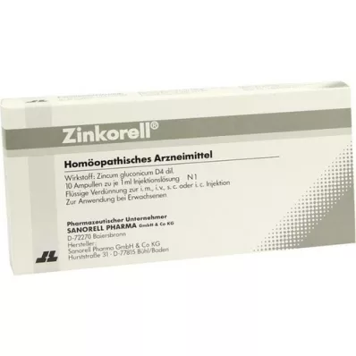 ZINKORELL Ampullid, 10X1 ml