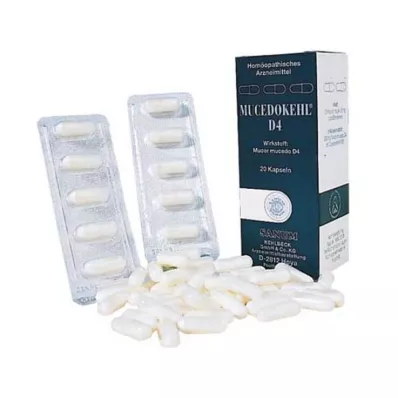 MUCEDOKEHL D 4 kapslit, 20 kapslit