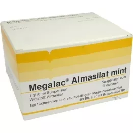 MEGALAC Almasilaadi piparmündisuspensioon, 50X10 ml