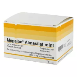 MEGALAC Almasilaadi piparmündisuspensioon, 50X10 ml