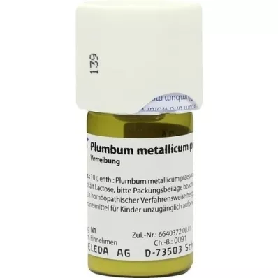PLUMBUM METALLICUM praep. D 6 trituura, 20 g