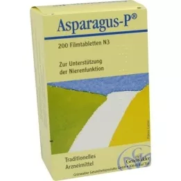 ASPARAGUS P Õhukese polümeerikattega tabletid, 200 tk