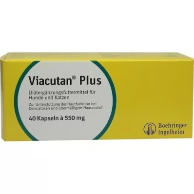 VIACUTAN Plus kapslid vet., 40 tk