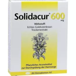 SOLIDACUR 600 mg õhukese polümeerikattega tabletid, 20 tk