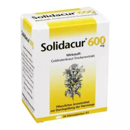 SOLIDACUR 600 mg õhukese polümeerikattega tabletid, 50 tk