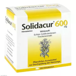 SOLIDACUR 600 mg õhukese polümeerikattega tabletid, 100 tk