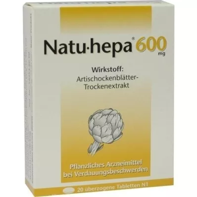 NATU HEPA 600 mg kaetud tabletid, 20 tk