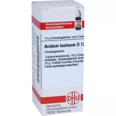 ACIDUM LACTICUM D 12 kapslit, 10 g