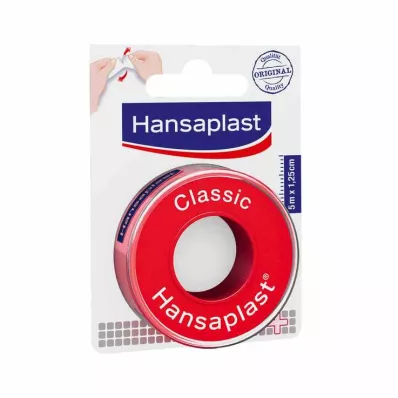 HANSAPLAST Klassiline fikseerimiskips 1,25 cm x 5 m, 1 tk