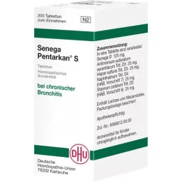 SENEGA PENTARKAN S tabletid, 200 tk