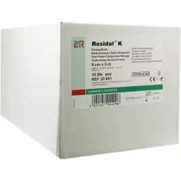 ROSIDAL K-side 8 cmx5 m steriilne üksikpakendis, 10 tk