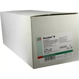 ROSIDAL K-side 10 cmx5 m steriilne üksikpakendis, 10 tk