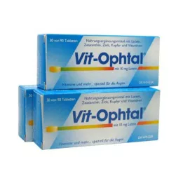VIT OPHTAL 10 mg luteiini tablettidega, 90 tk