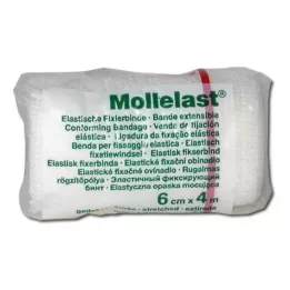 MOLLELAST Side 6 cmx4 m valge, 1 tk