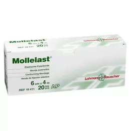 MOLLELAST Sidemed 6 cmx4 m valge, 20 tk